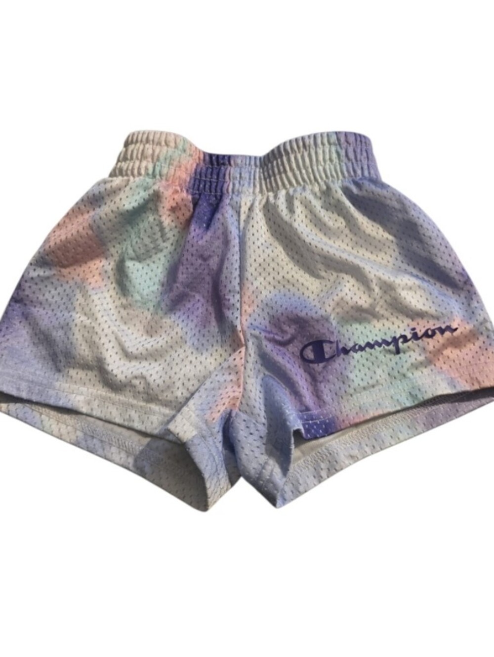 Champion Toddler Tie Dye Mesh Running Shorts Size 4 In EUC